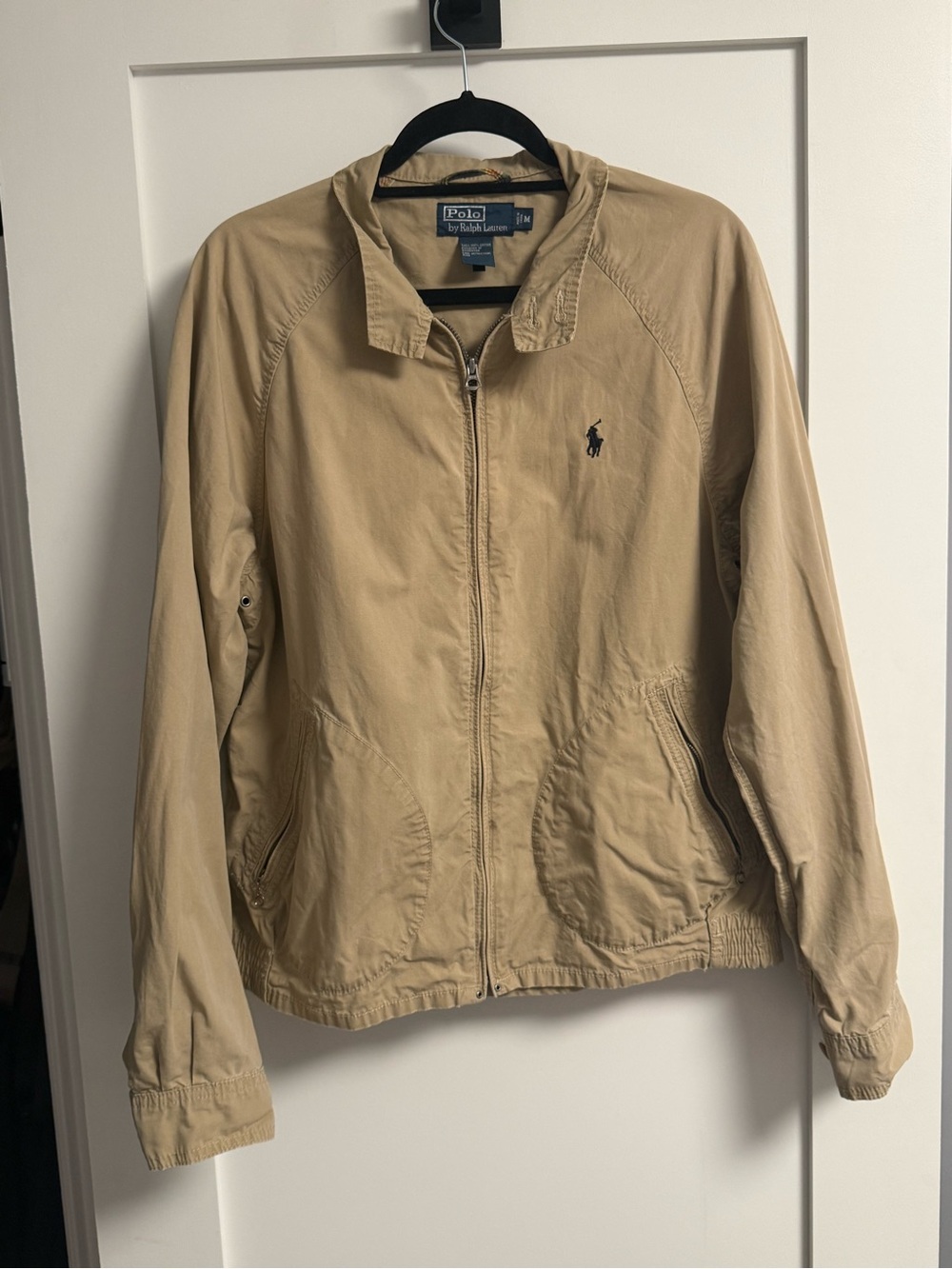 Vintage Polo Ralph Lauren Tan Zip Jacket